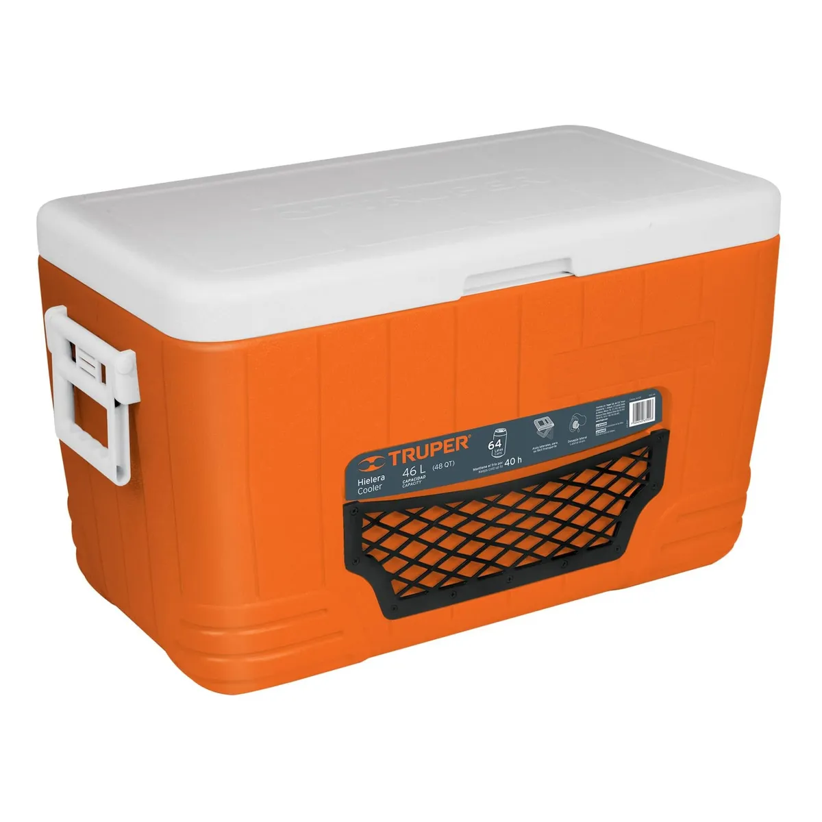 TRUPER - Cooler hielera 46L uso rudo Truper