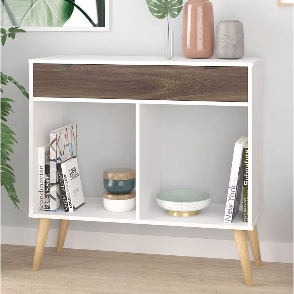 NACION MUEBLES - COMODA NACION MUEBLES WCLUB COLOR BLANCO