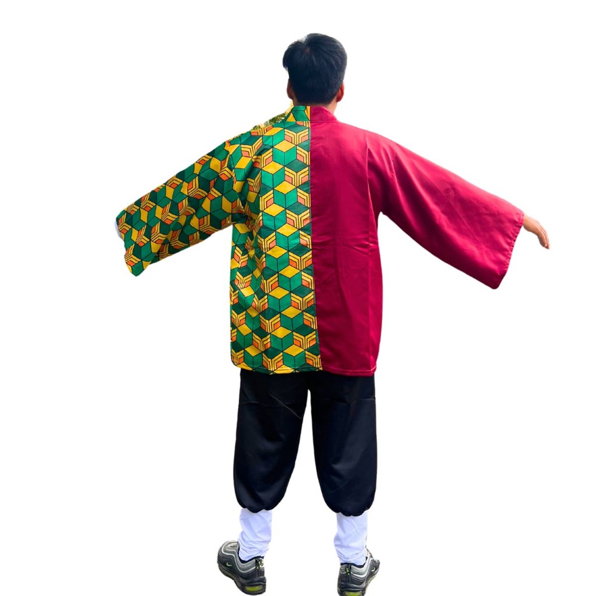 GENERICO - Disfraz Giyu Tomioka Demon Slayer Anime Cosplay para Niño y Adulto