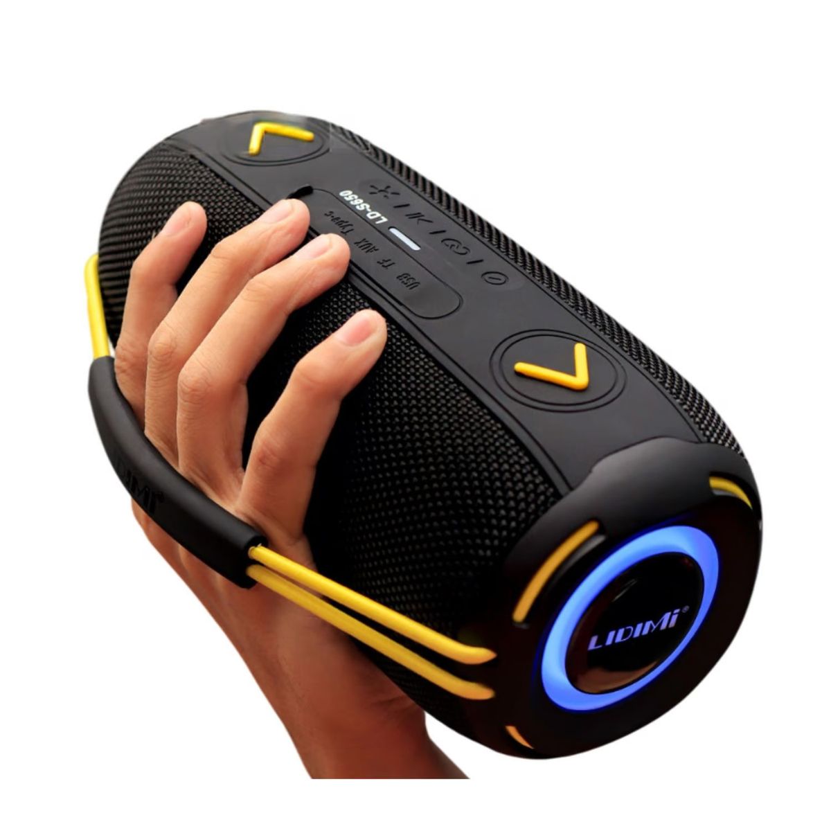 LIDIMI - Parlante Bluetooth Portátil Lidimi Extra BASS USB FM LD-S650 Negro
