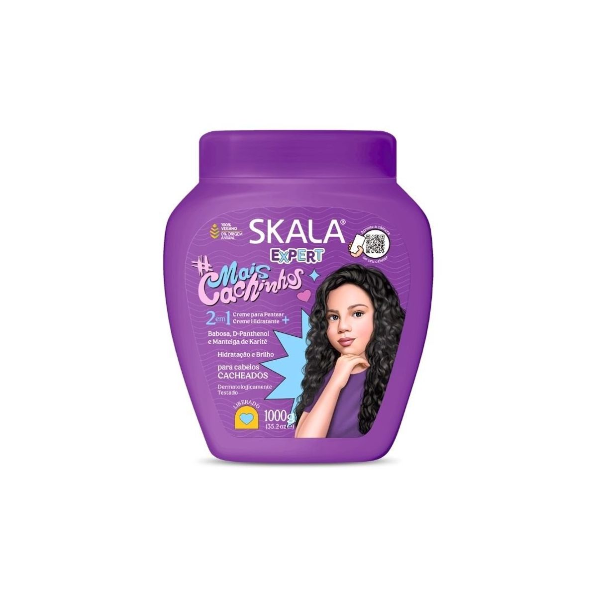 SKALA - Mascarilla Cap 2 en 1 Skala Mais Cachinhos 1kg