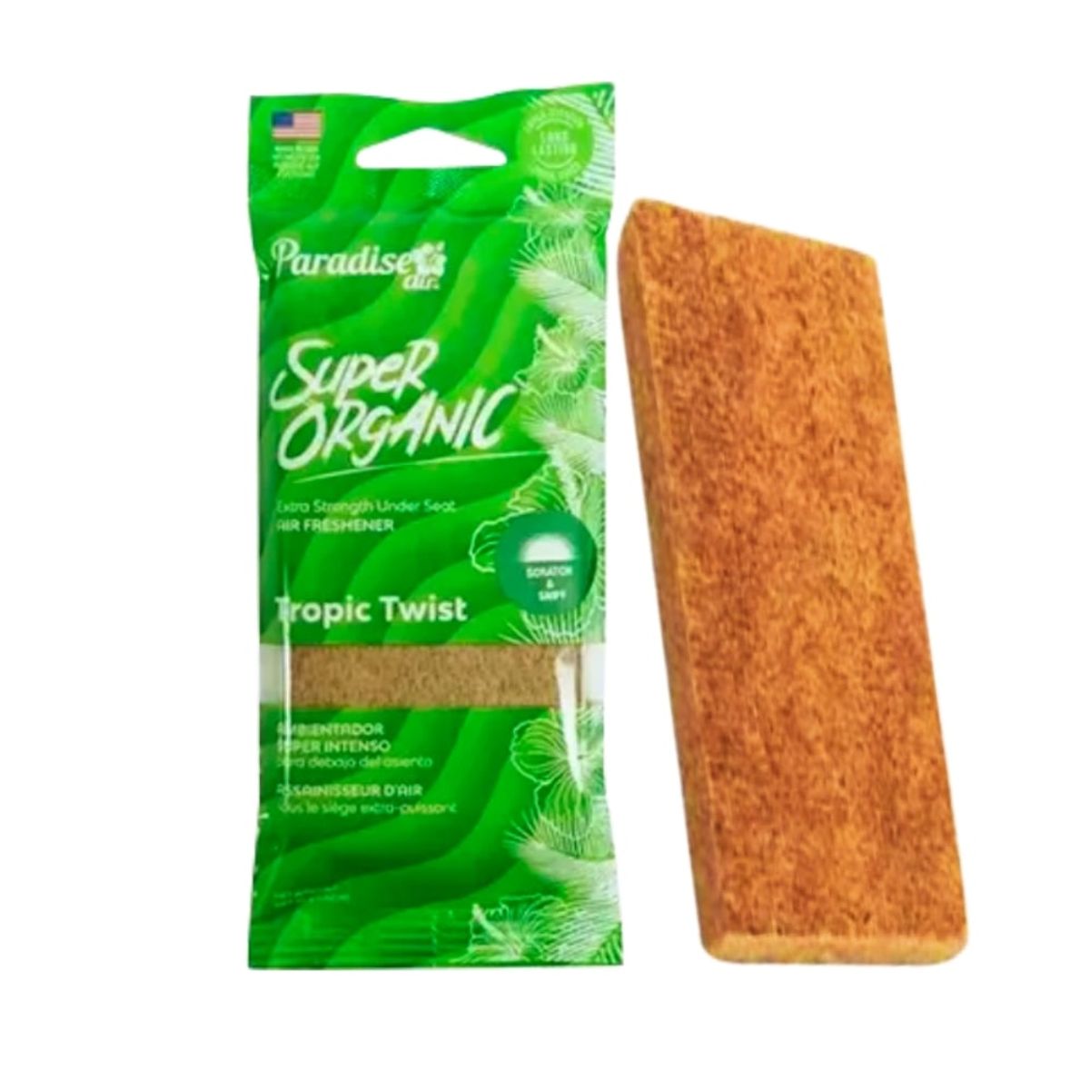 TECGO - AMBIENTADOR PARADISE SUPER ORGANIC  MADERA  TROPICAL TWIST