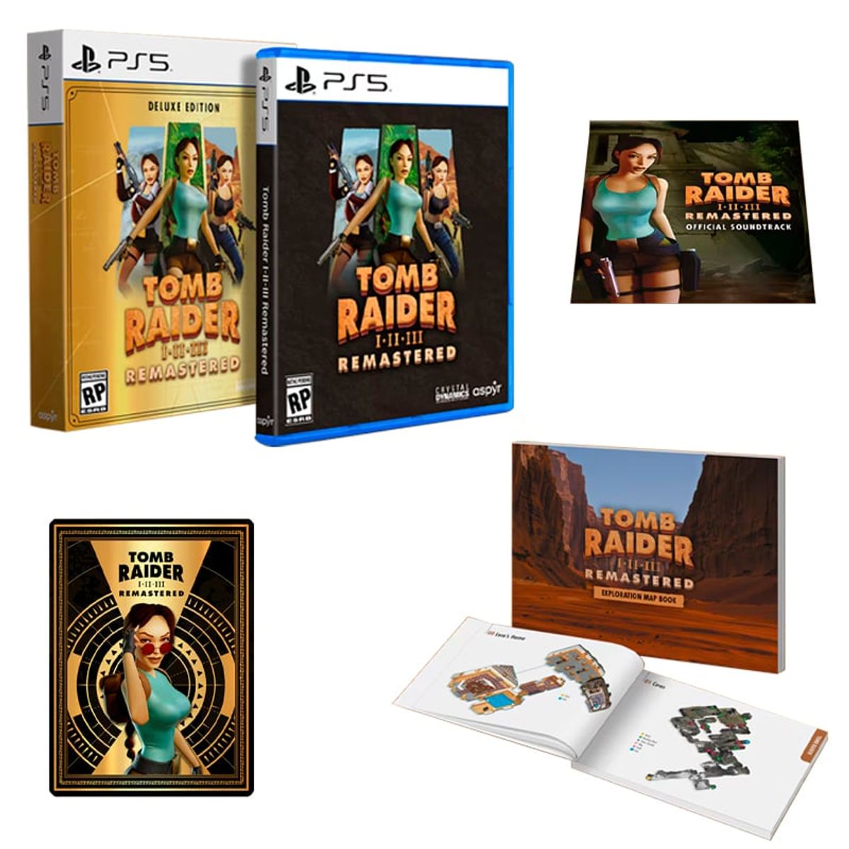 PLAYSTATION - Tomb Raider I-III Remastered Deluxe Edition Playstation 5