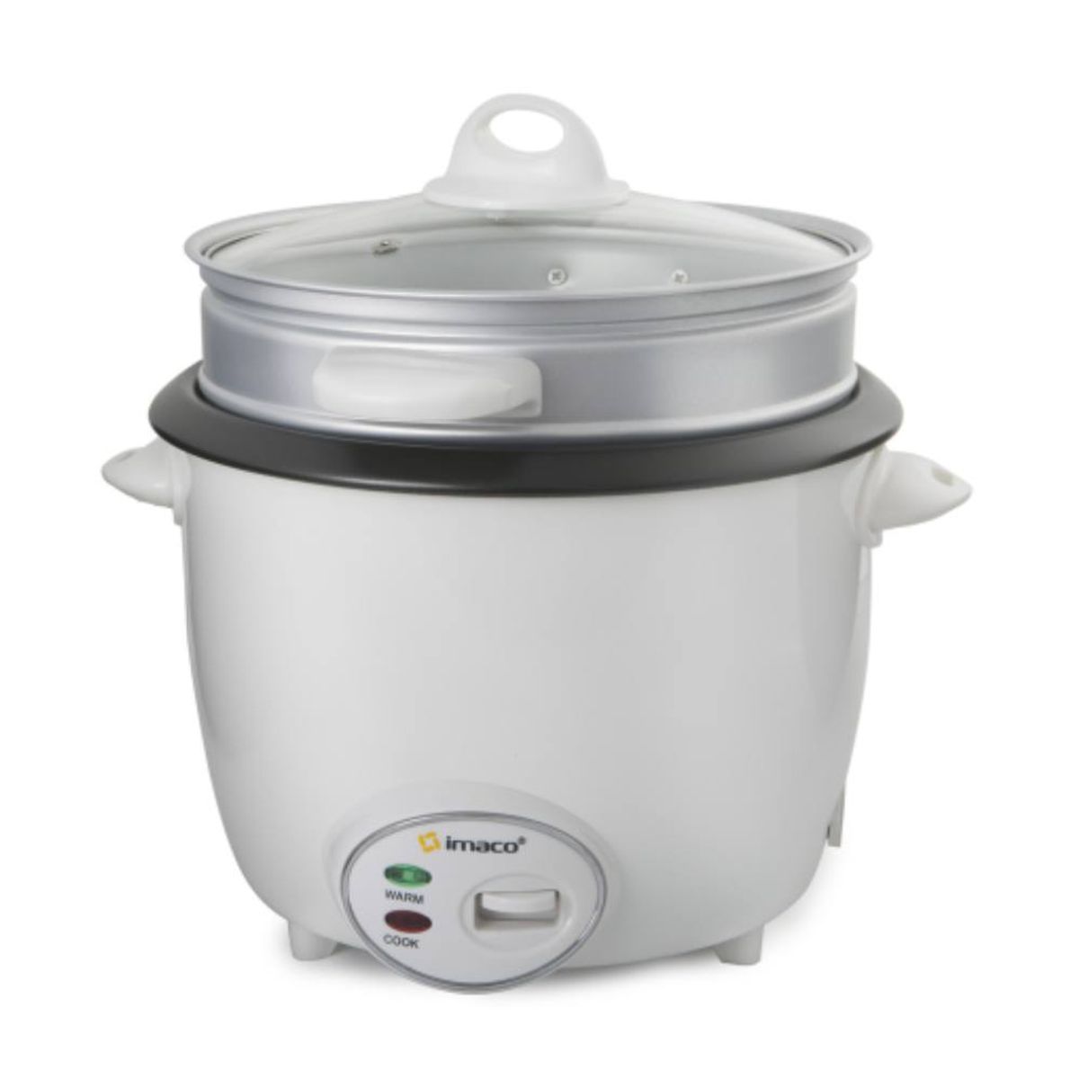 IMACO - Olla Arrocera Imaco 15L con vaporera RC15VE  Blanco
