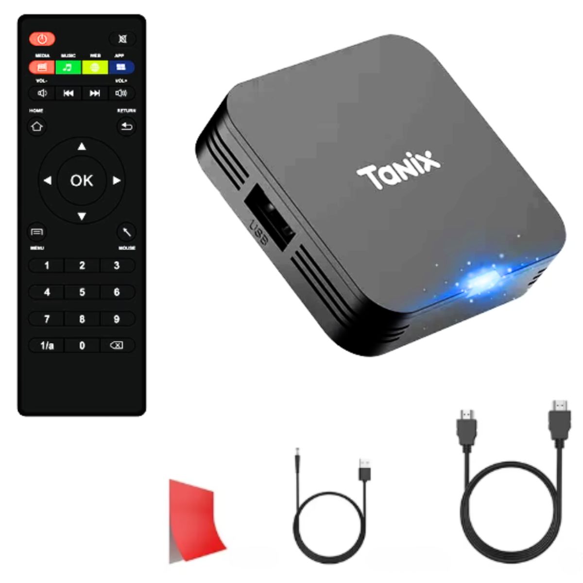 GENERICO - TV Box Mini Tanix TX1 Android 10.0 Allwinner H313 2.4G