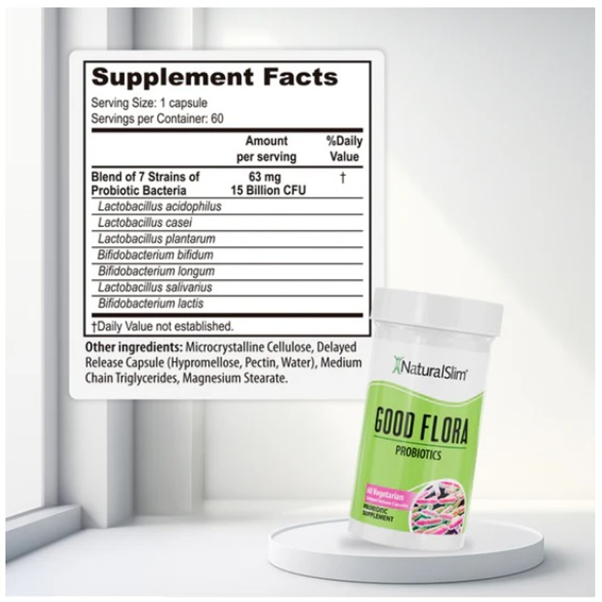 NATURALSLIM - Good Flora Probiótico 60 cápsulas - NaturalSlim