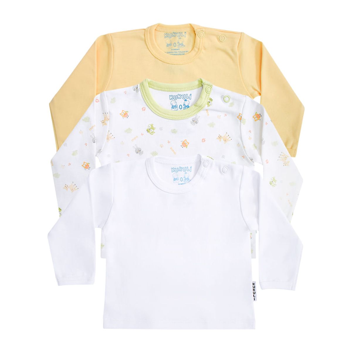 KUKULI - SET X3 POLO UNISEX BEBÉ K0042