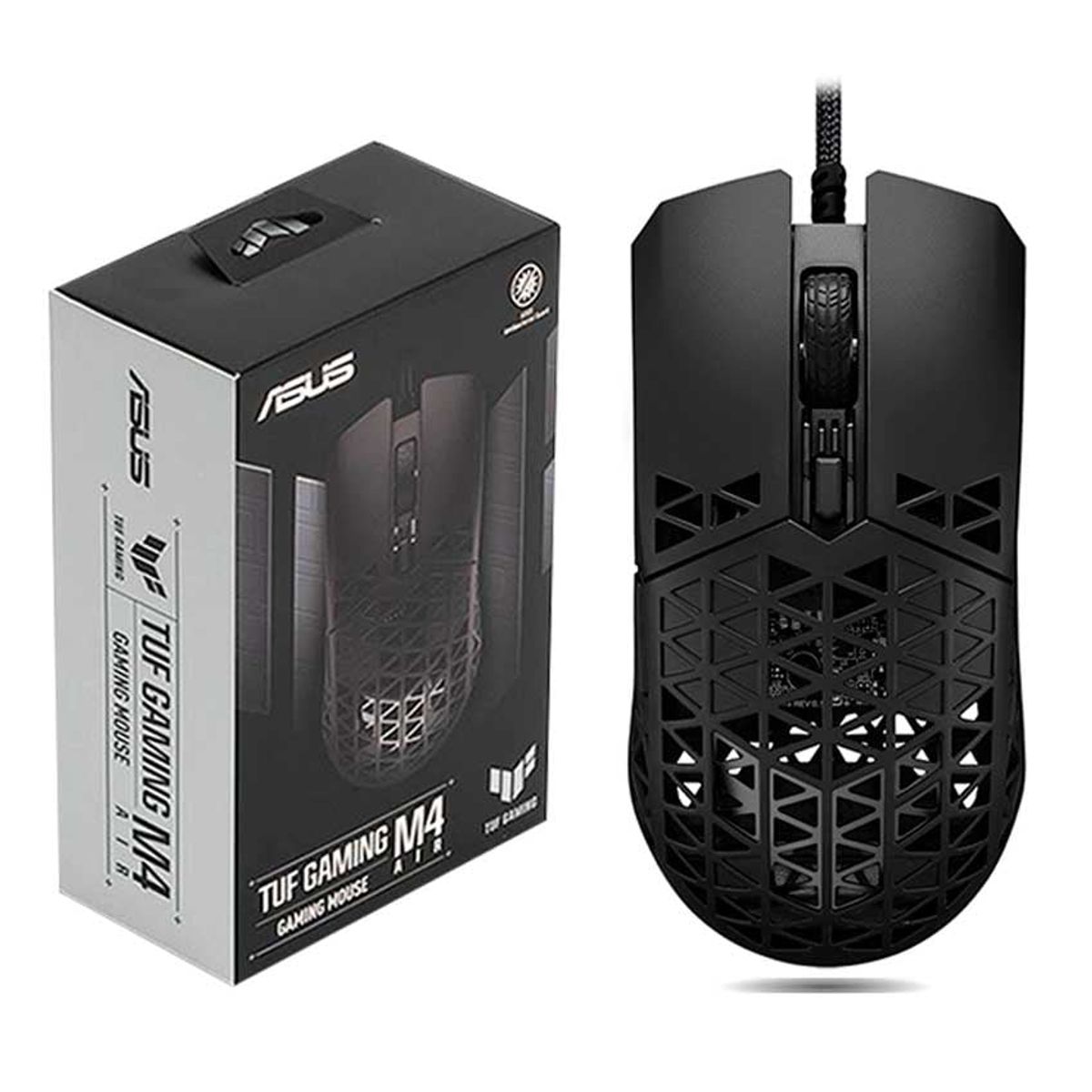 ASUS - Mouse ASUS TUF Gaming M4 Air 16000 DPI ultraligero y preciso