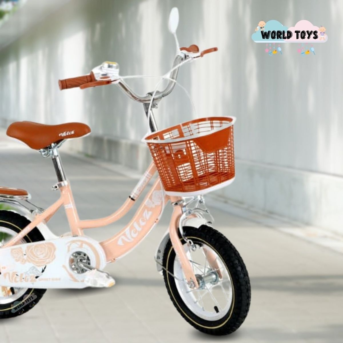 VELOX - Bicicleta Campera Aro 12 «COQUETTE» Melón