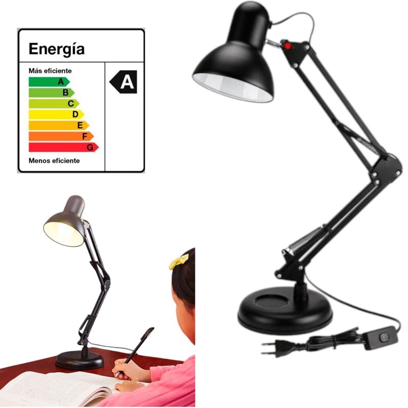 OEM - Lampara Led Escritorio o Mesa con Brazo Ajustable Regulable MT-811