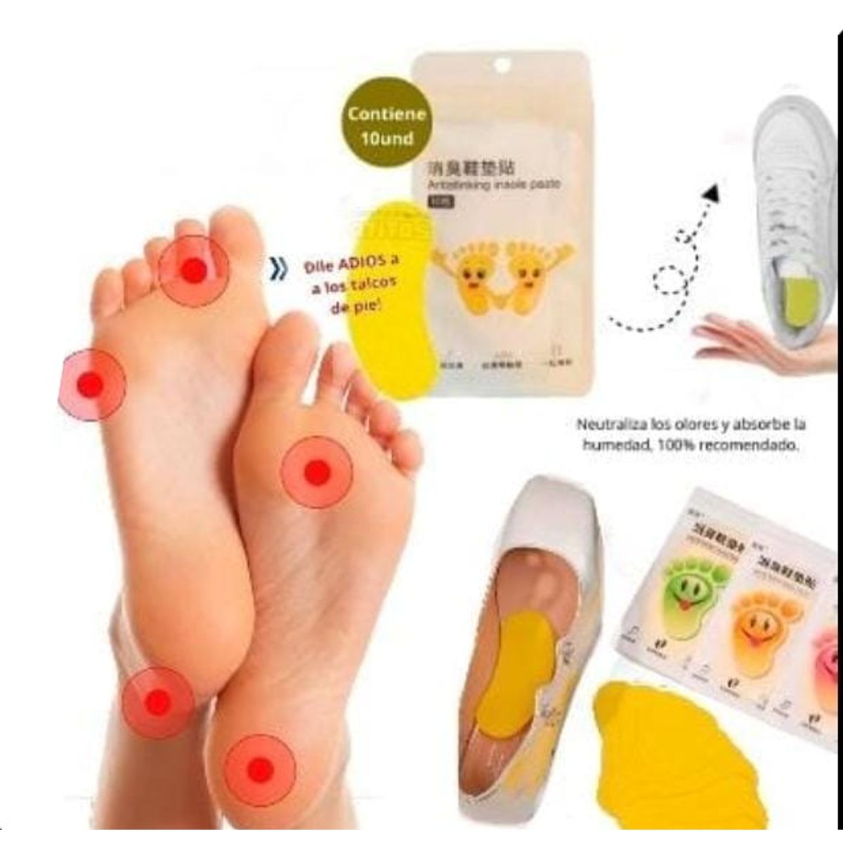 GENERICO - Parches Desodorantes Para Zapatos