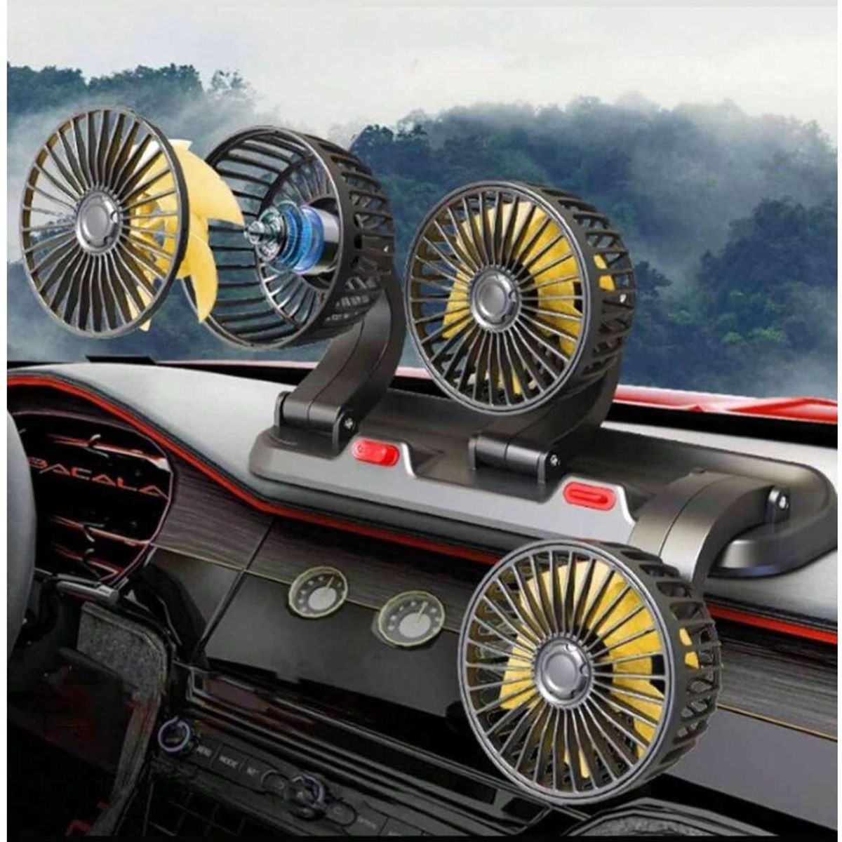 GENERICO - Ventilador 4 Pulg TripleX Triple Turbo 360