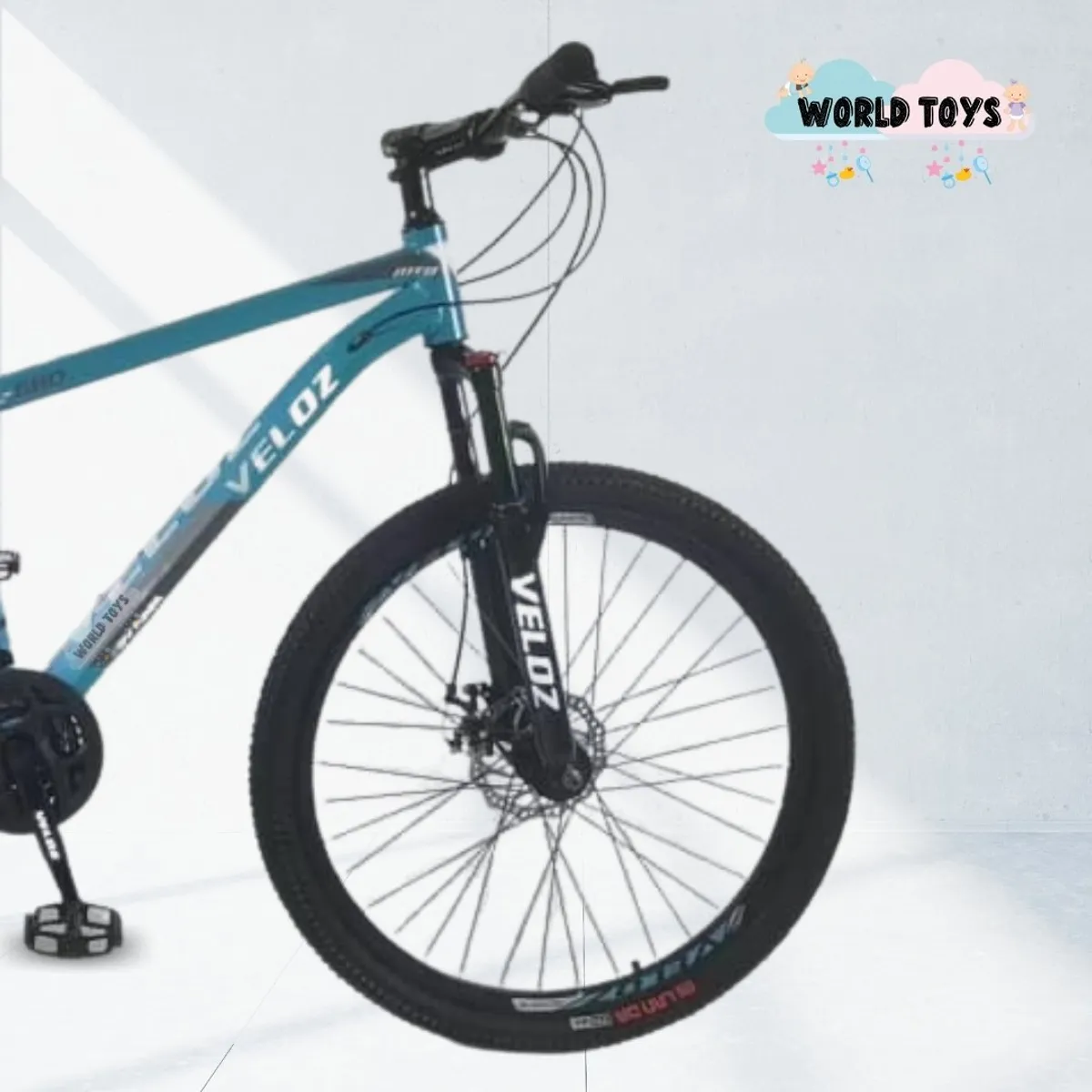 VELOX - Bicicleta Deportiva Aro 26 «CROMOLY» Blue Ice