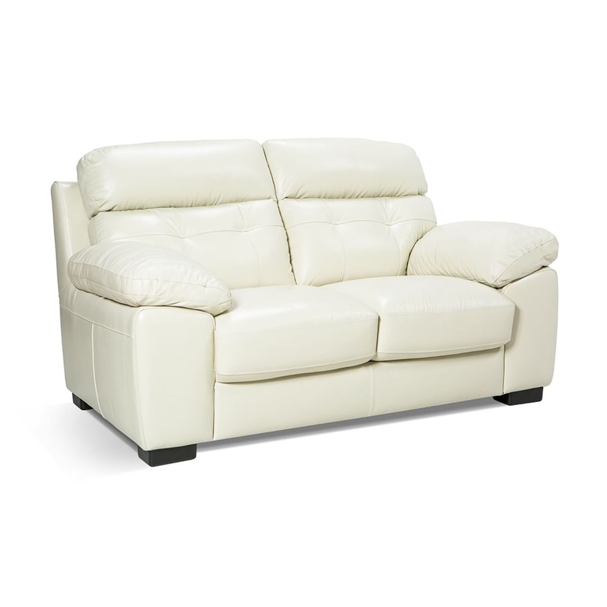 ROSEN - ROSEN SOFÁ FLAMINIO CUERO MARFIL 2 CUERPOS