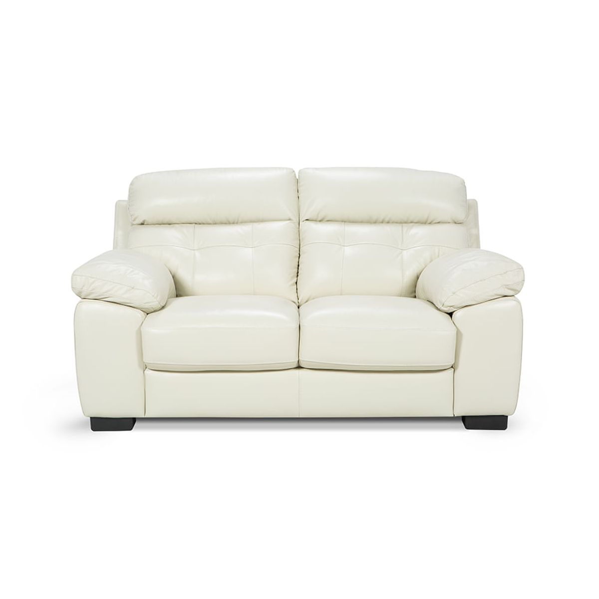 ROSEN - ROSEN SOFÁ FLAMINIO CUERO MARFIL 2 CUERPOS