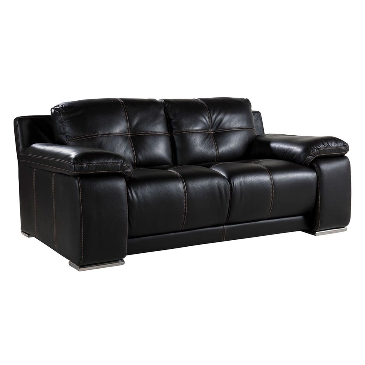 SOFA 5037 2 CUERPOS CUERO CHOCOLATE, marca ROSEN - Foto Principal