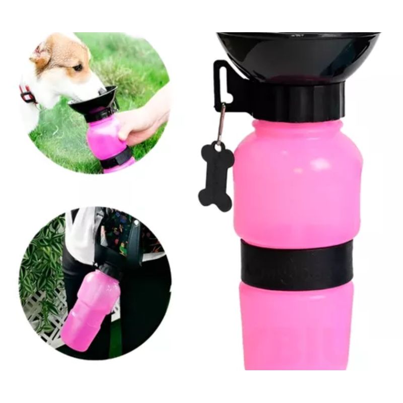 GENERICO - Bebedero Portátil para mascotas  - Aqua Dog - 500 ml