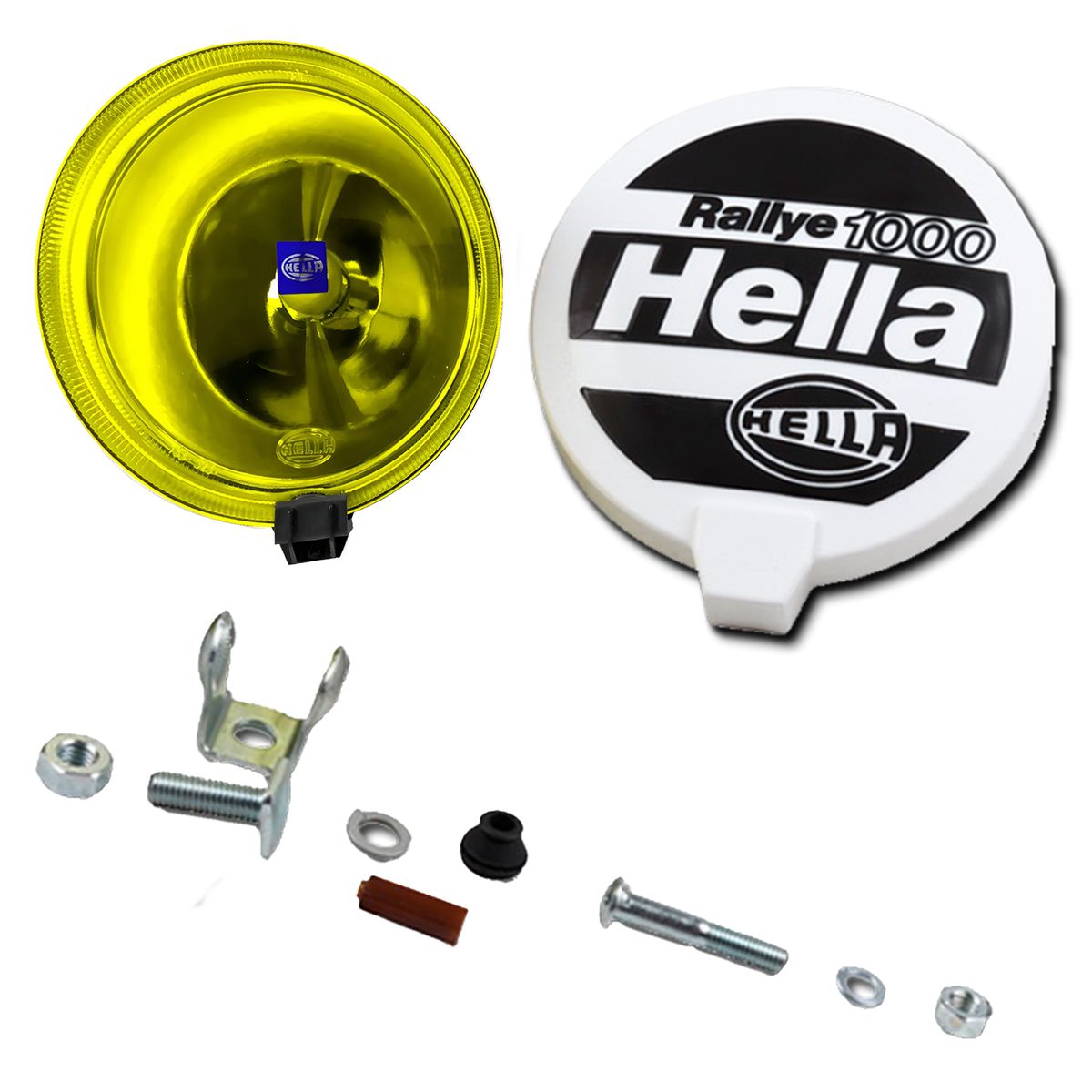HELLA - Faro Neblinero Hella 1000 Redondo Amarillo
