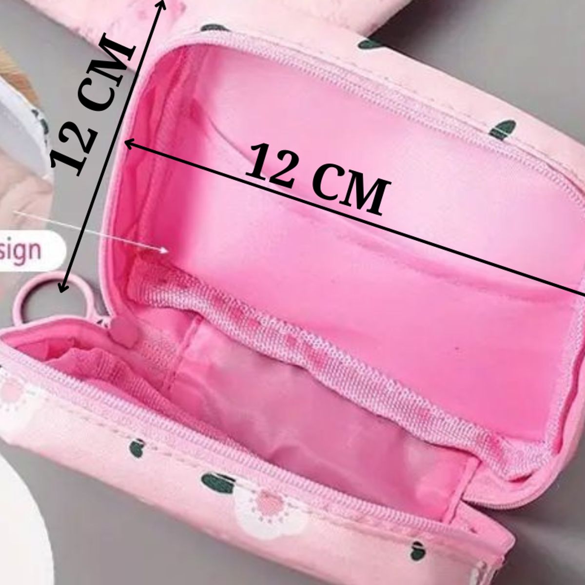 GENERICO - ORGANIZADOR NECESER DE TOALLAS HIGIÉNICAS - COLOR FUCSIA