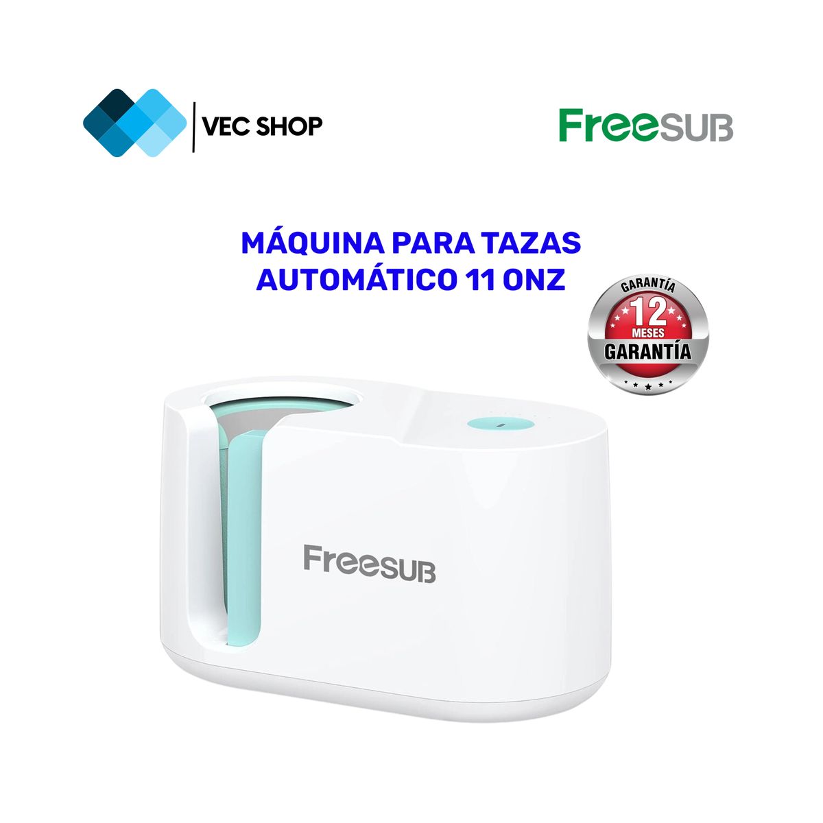 GENERICO - Máquina de Sublimación para Tazas Automático 11oz Plancha Sublimadora