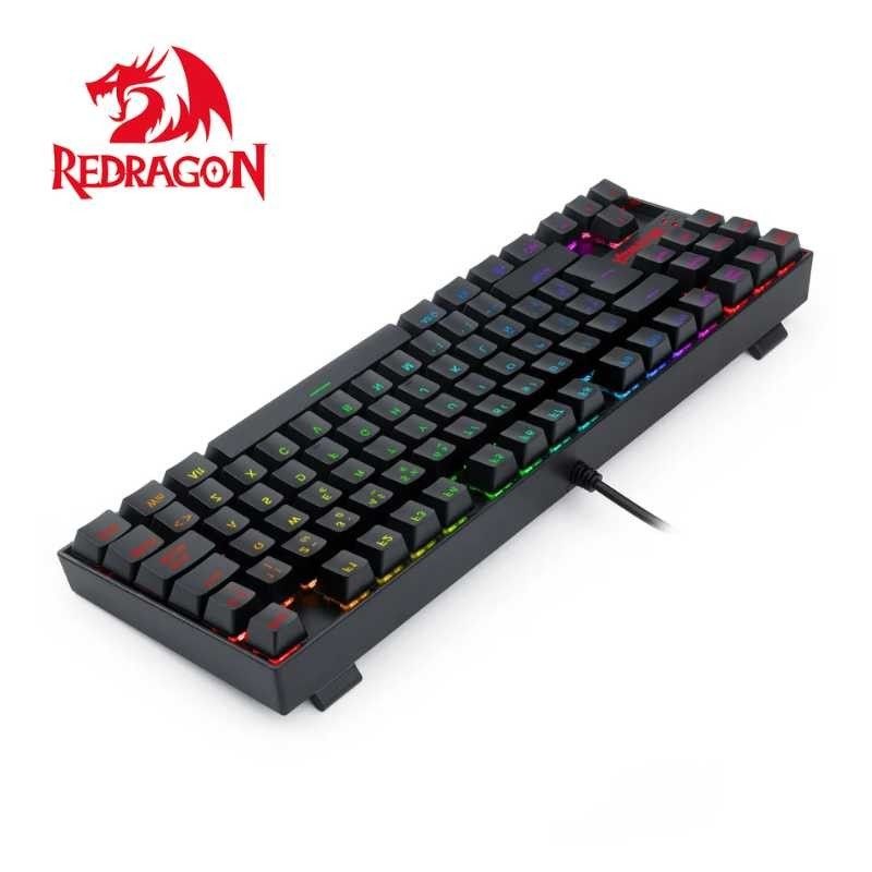 REDDRAGON - TECLADO MECANICO REDRAGON KUMARA K552 RGB SWITCH ROJO