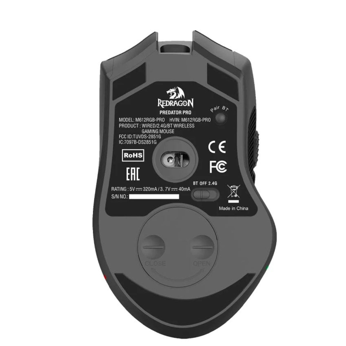 REDRAGON - Redragon Predator M612-PRO Wireless  Precisión y Libertad Sin Cables