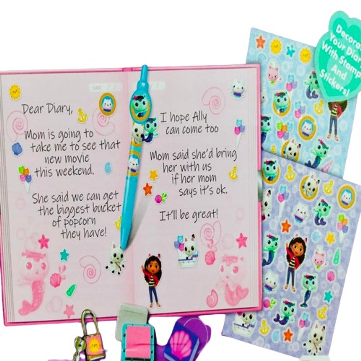 GENERICO - Set de Diario Secreto Gabby’s Dollhouse