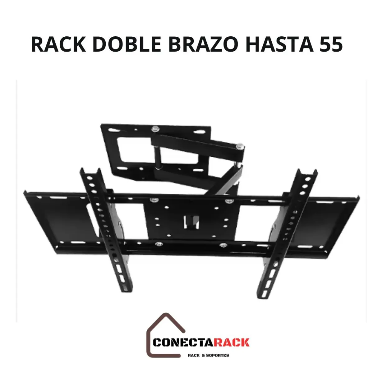 GENERICO - Rack Soporter para TV Doble brazo  de 26 a 55 modelo CP501