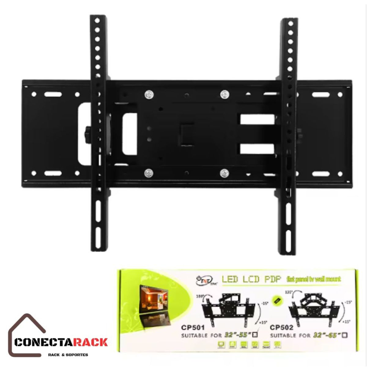GENERICO - Rack Soporter para TV Doble brazo  de 26 a 55 modelo CP501