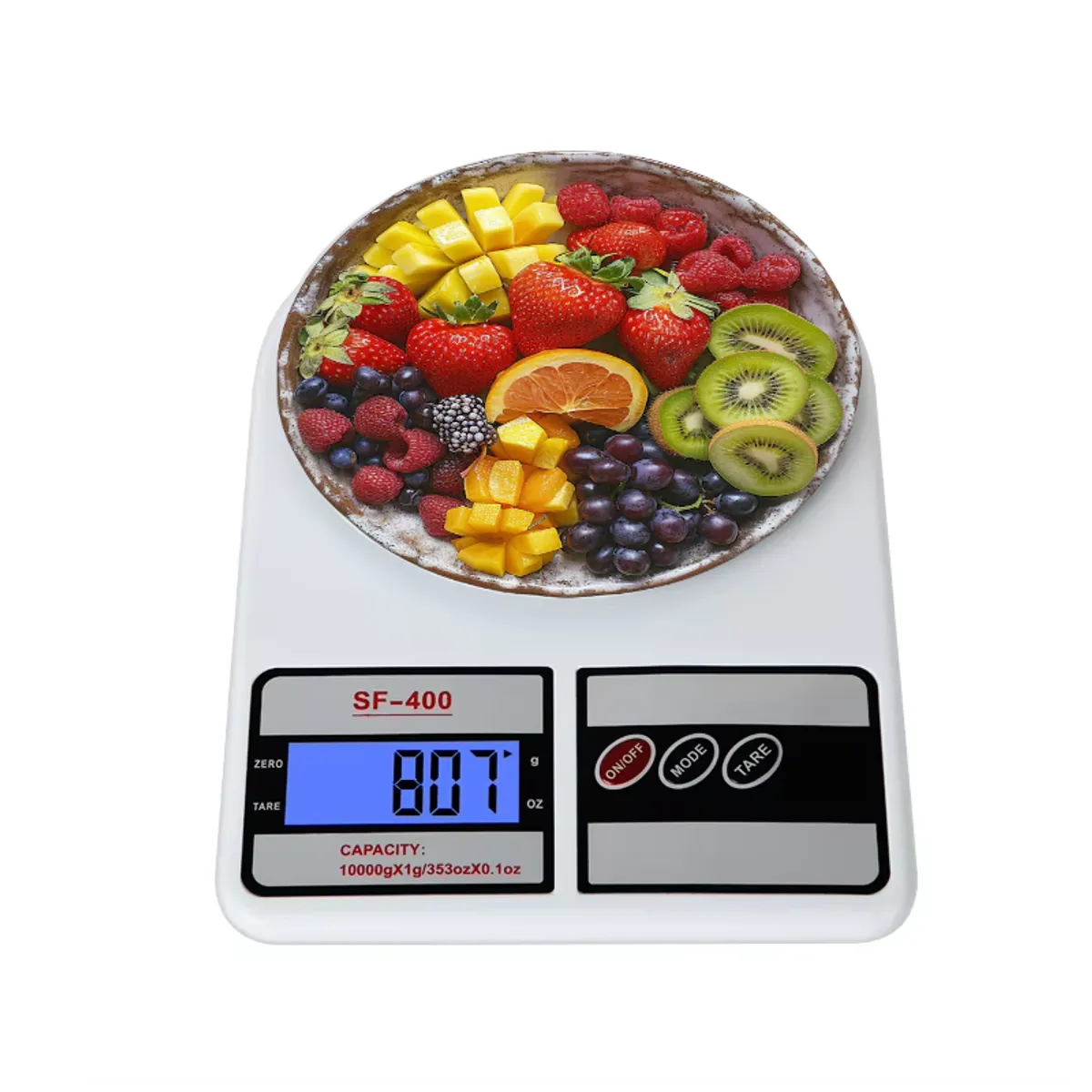 OEM - Balanza Digital Gramera 10kg Cocina Repostería Pantalla Retroiluminada