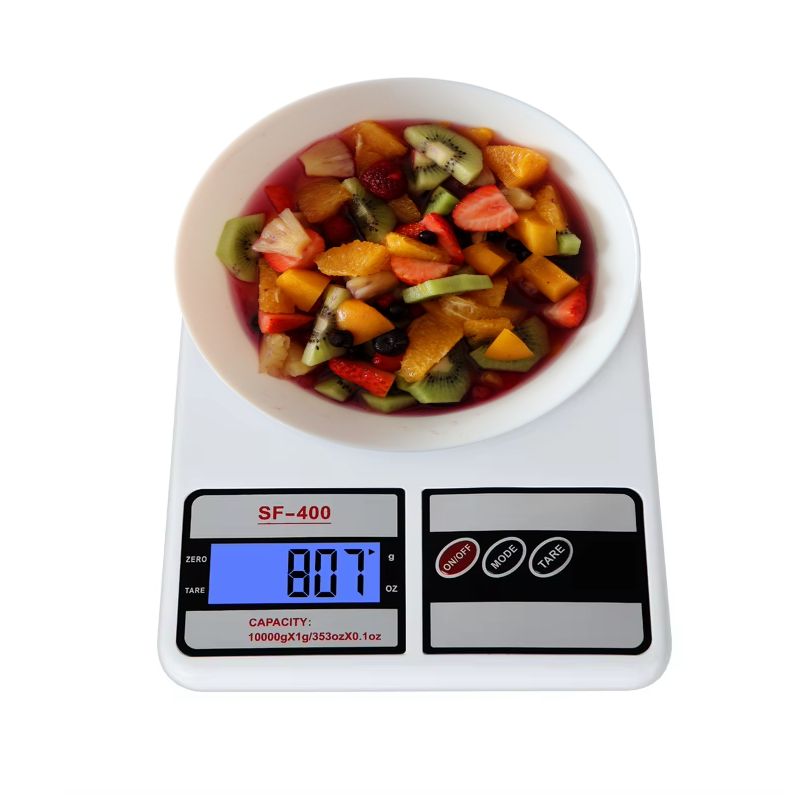 OEM - Balanza Gramera Digital 10kg Repostería Cocina Pantalla Retroiluminada