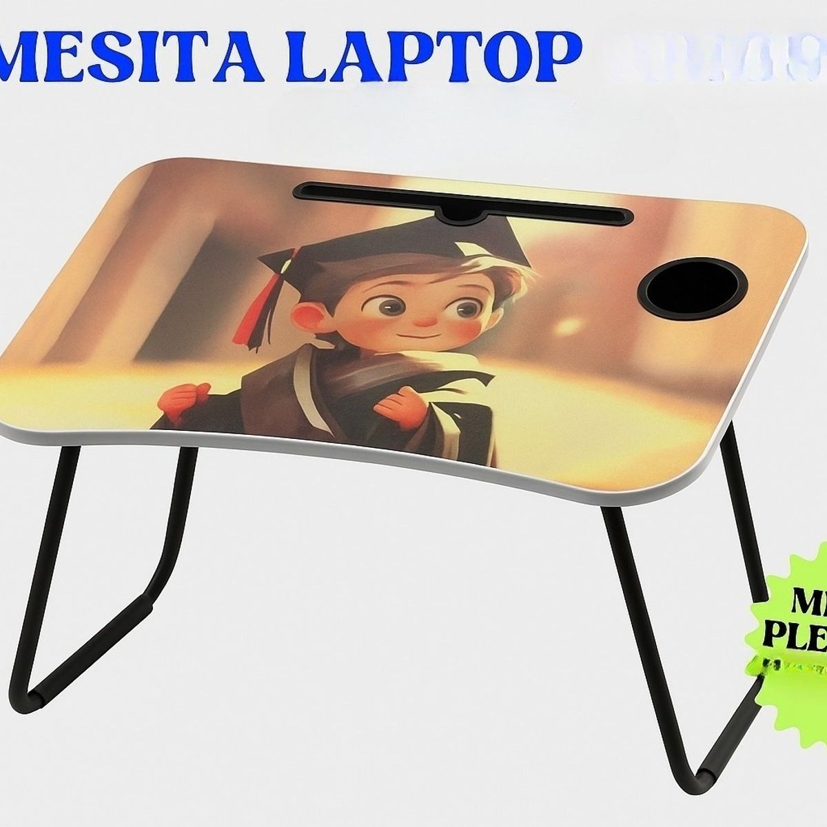 GENERICO - MESA PLEGABLE MULTIFUNCIÓN ERGONÓMICA PARA LAPTOP Y BANDEJA DE CAMA
