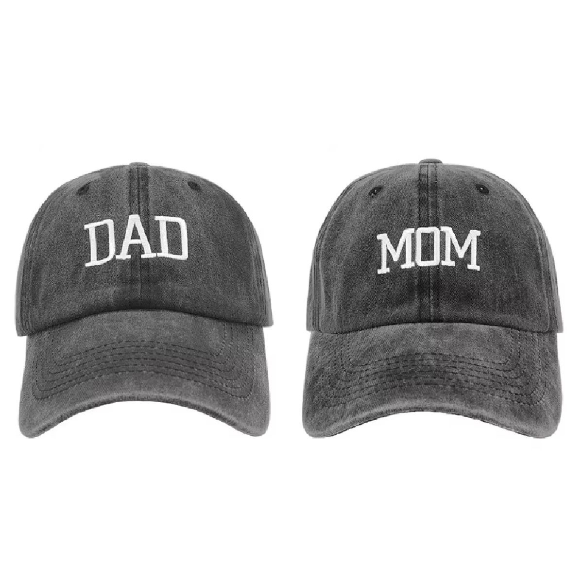 PEACE AND LOVE - Pack de 2 gorros Dad - Mom Gris Peace And Love
