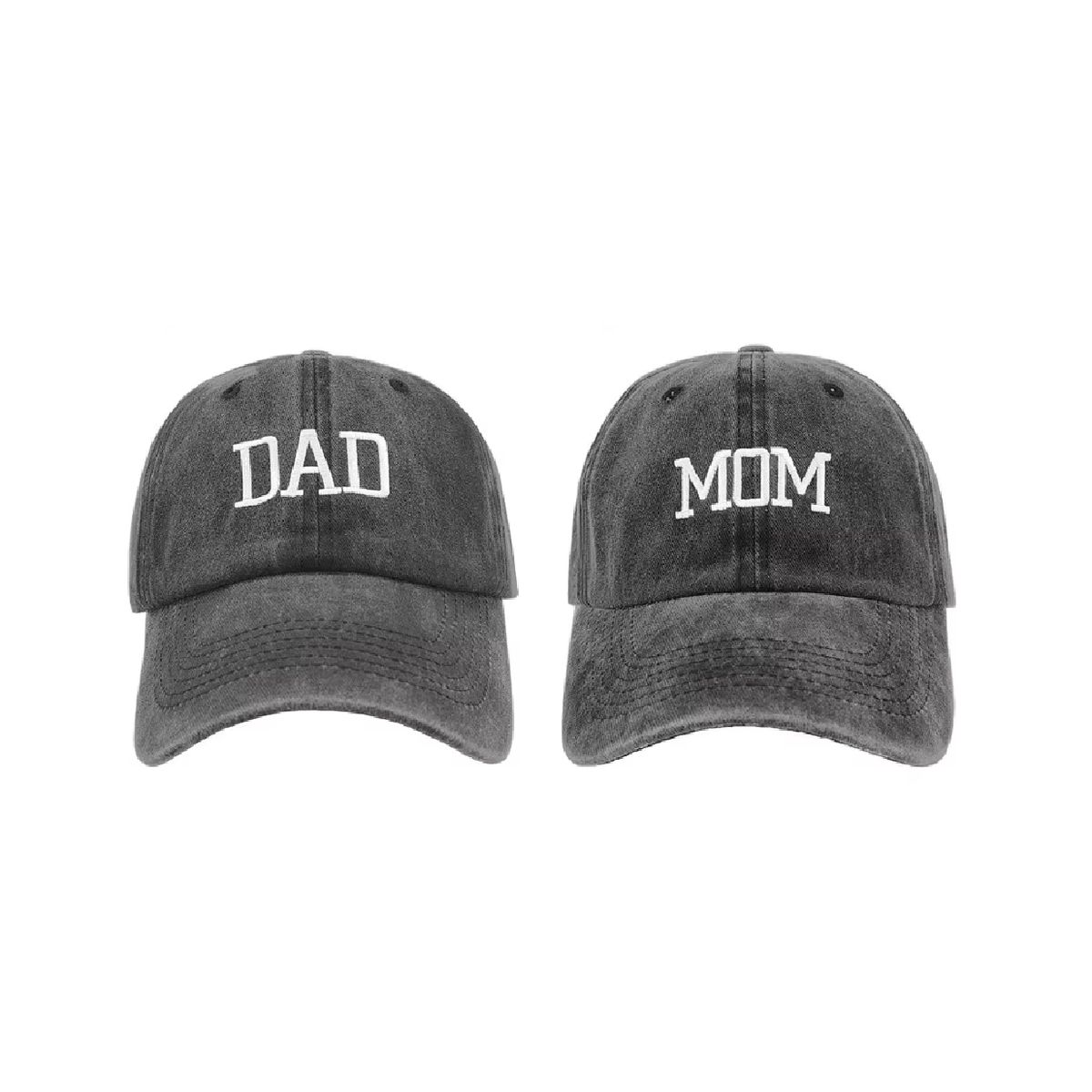 PEACE AND LOVE - Pack de 2 gorros Dad - Mom Gris Peace And Love