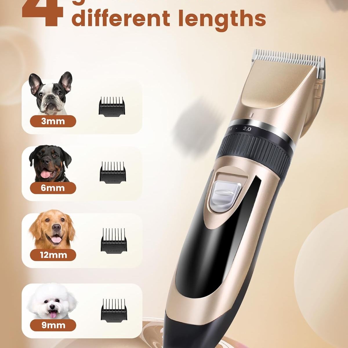 GENERICO - MÁQUINA CORTA PELO PROFESIONAL PARA MASCOTAS PERROS GATOS