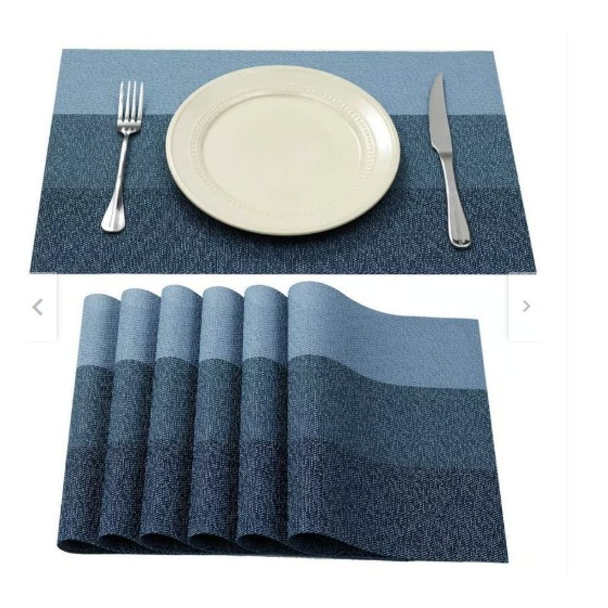 GENERICO - Individuales para comedor azules - importados alta calidad