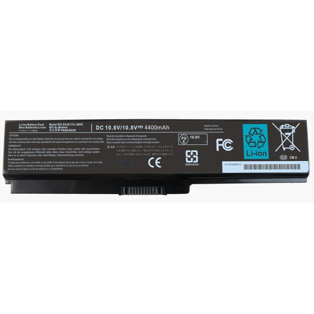 OEM - Batería para Laptop TOSHIBA PA 3817. A665. S5170. S5181. C640.  C650
