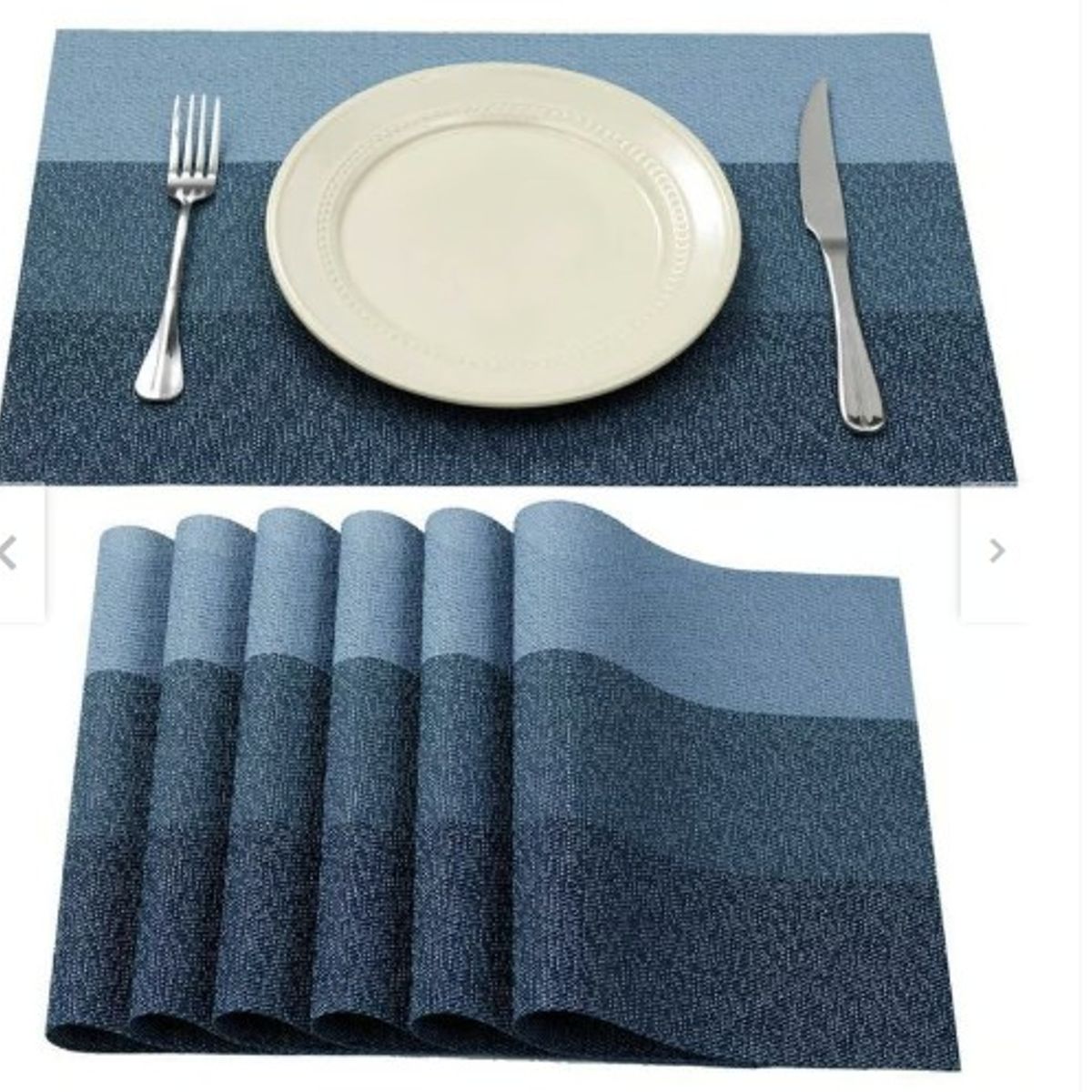 GENERICO - Individuales para comedor azules - importados alta calidad