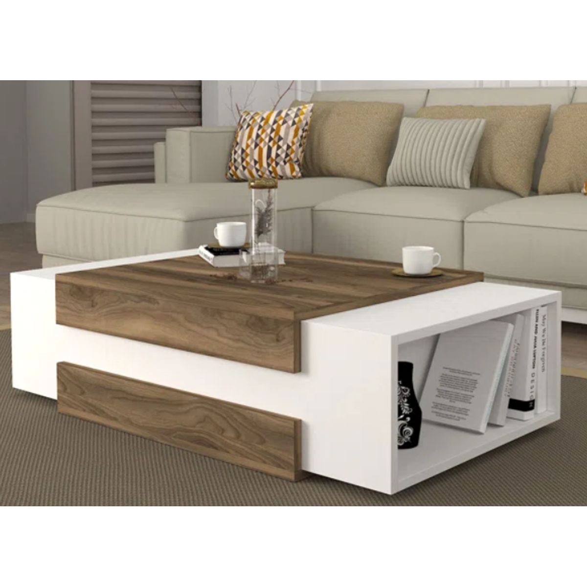 GENERICO - Mesa de Centro Galin - Blanco