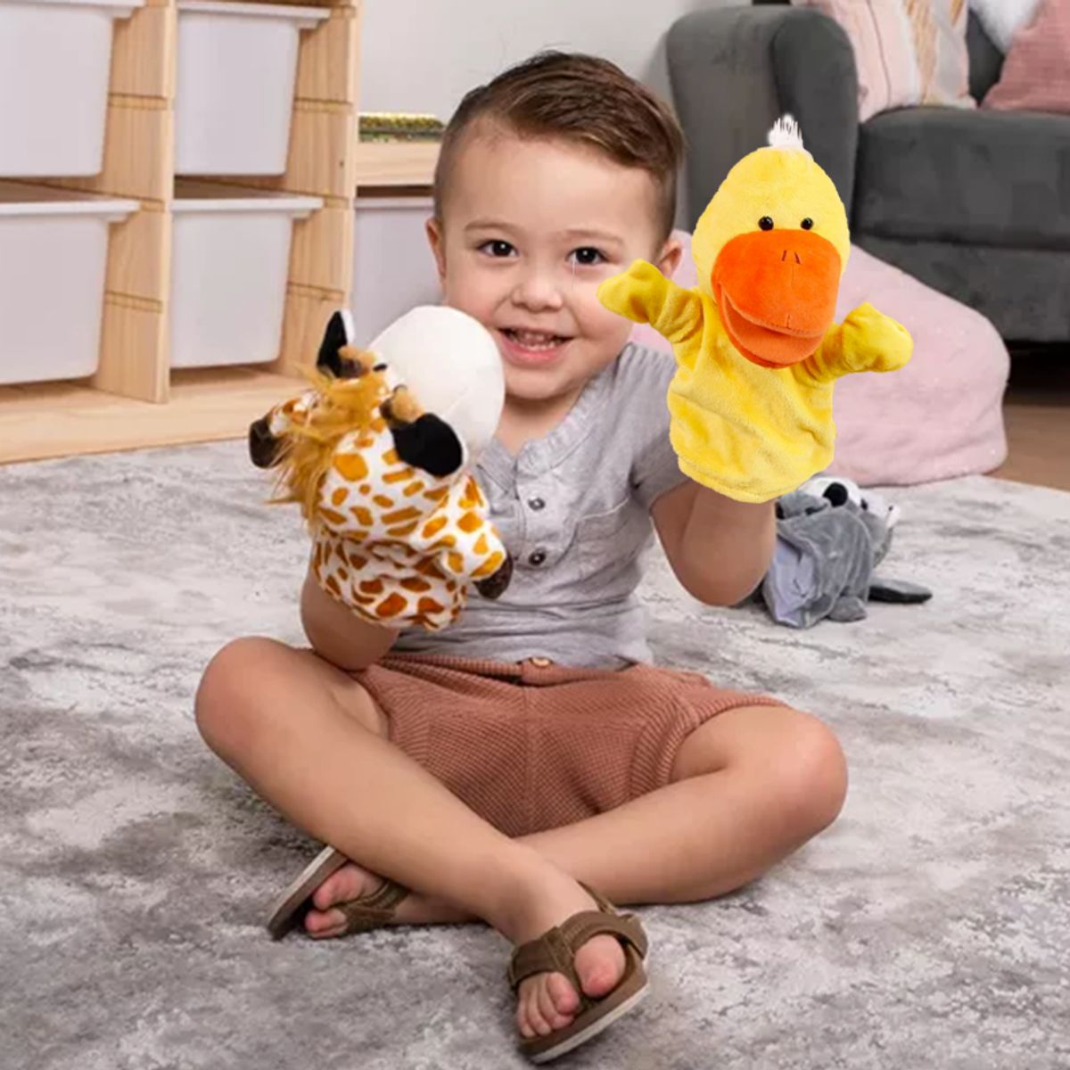 GENERICO - Titere Marioneta de Mano Patito