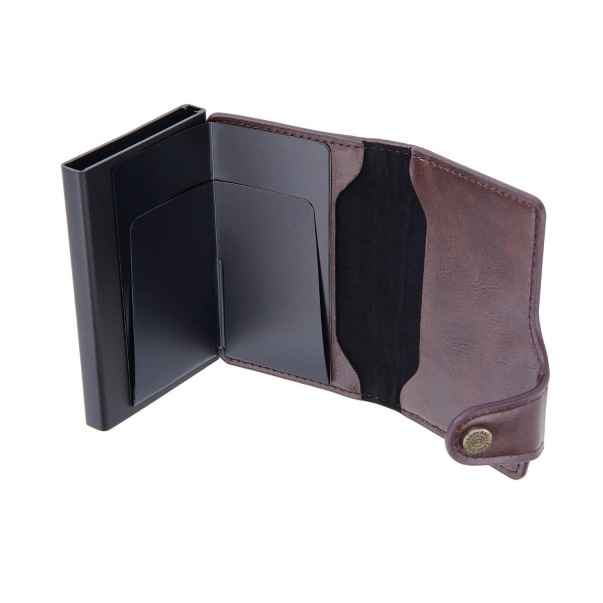 BAELLERRY - TARJETERO Y BILLETERA POP UP 9211 DE CUERO VEGANO PU