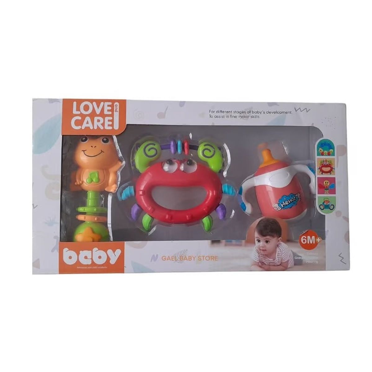 GENERICO - KIT MORDEDOR SONAJERO X 3 PIEZAS