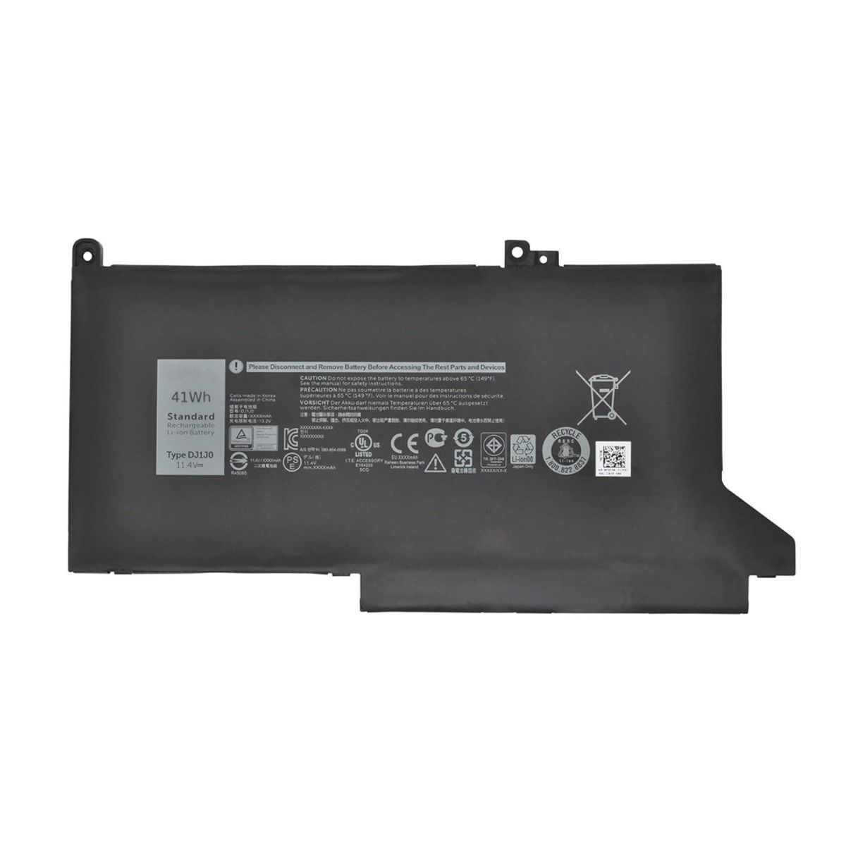 OEM - Batería para Laptop Dell DJ1J0. Latitude 7280,   7290,  E7280, E7290
