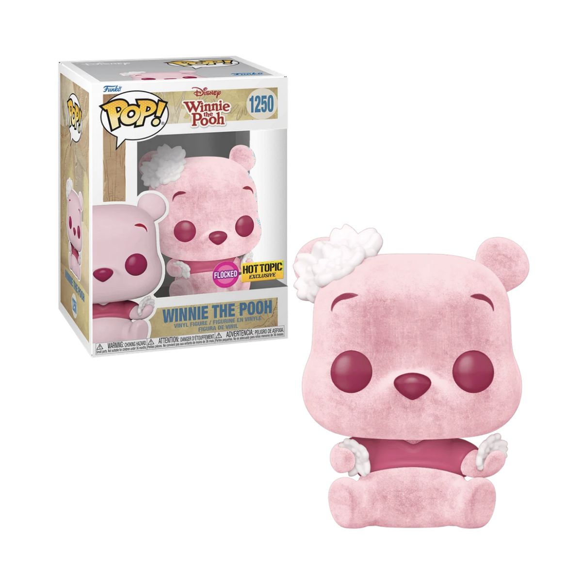 FUNKO - Winnie Pooh Flocked Funko Pop 1520 San Valentin Exclusivo