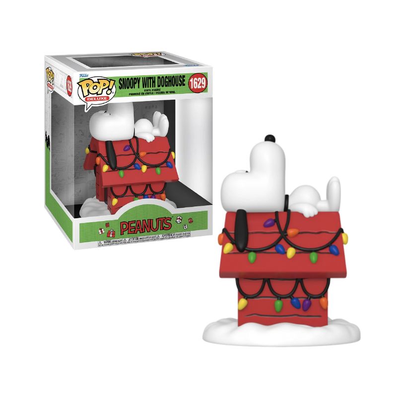 FUNKO - Snoopy en Doghouse Funko Pop 1629 Deluxe Charlie Brown