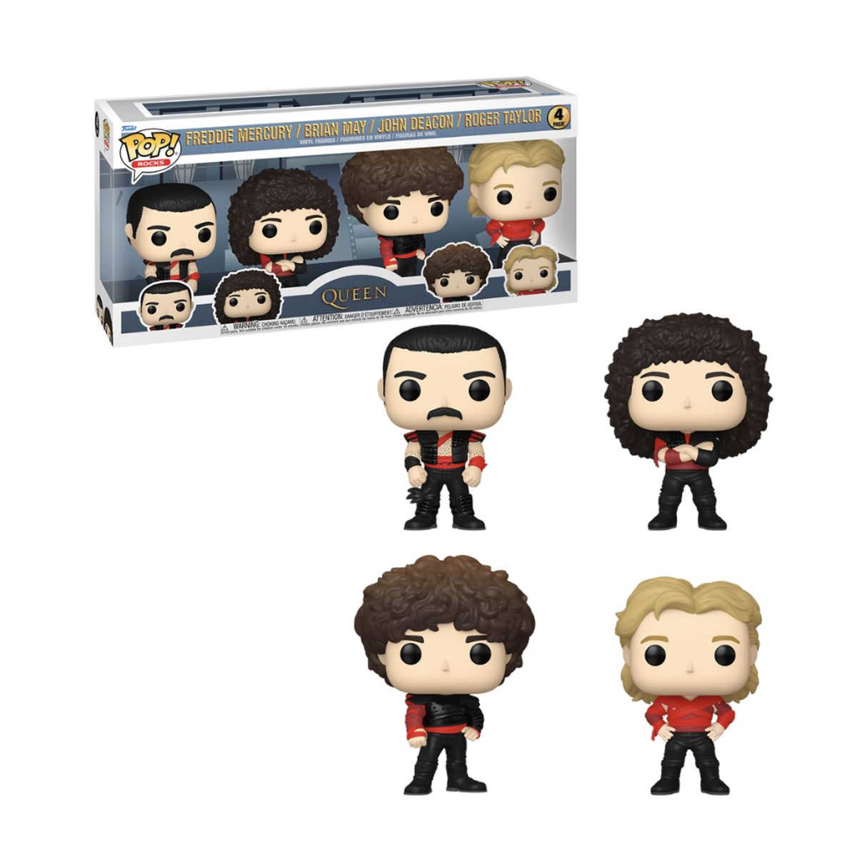 FUNKO - Queen Radio Gaga Funko Pop 4pack Exclusivo Freddie Mercury