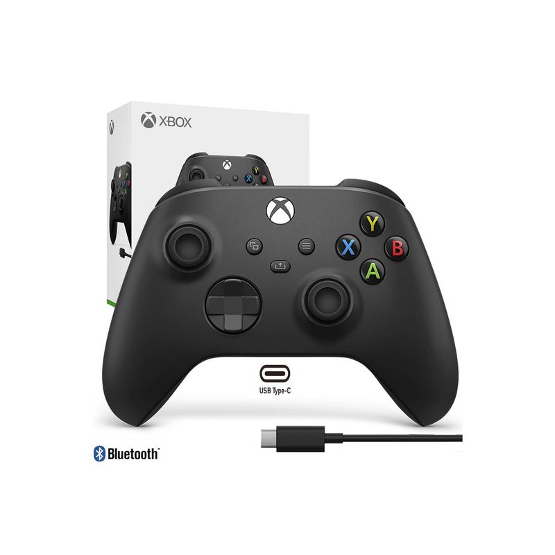 MICROSOFT - Control mando Xbox XS Cable USB-C - Negro