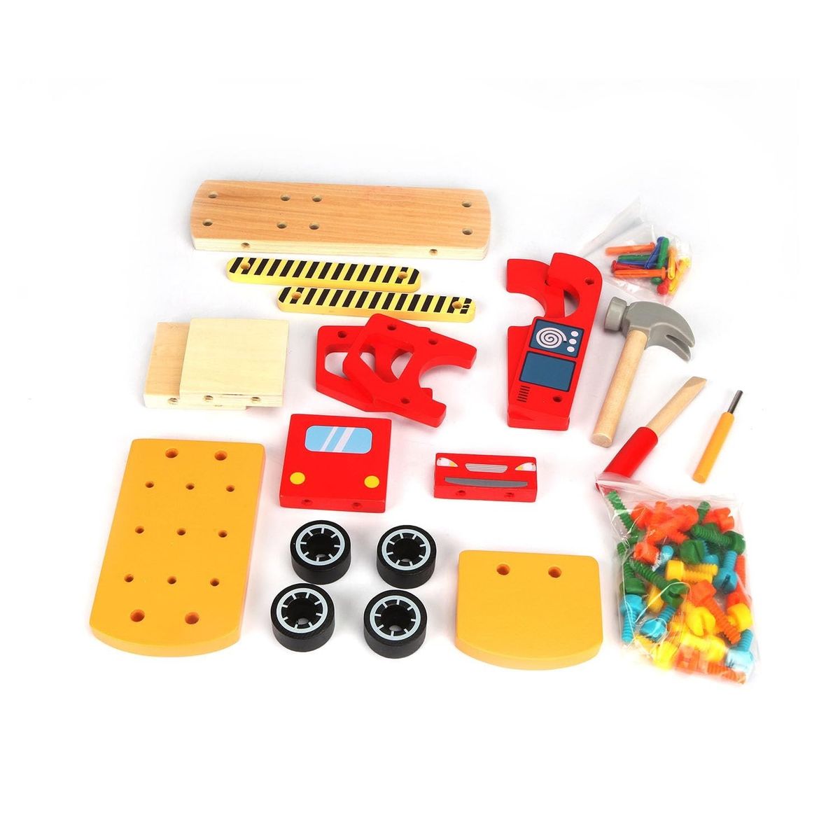 GENERICO - Camion de Madera Multifuncional Ensamblable