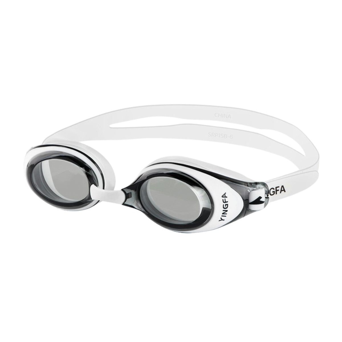 GENERICO - Lentes de Natacion Blanco y Negro Antiniebla FREE