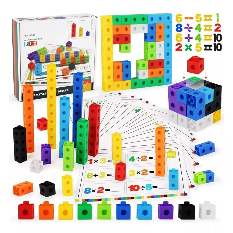 GENERICO - Cubos Multiencaje Matemáticos 118 pc